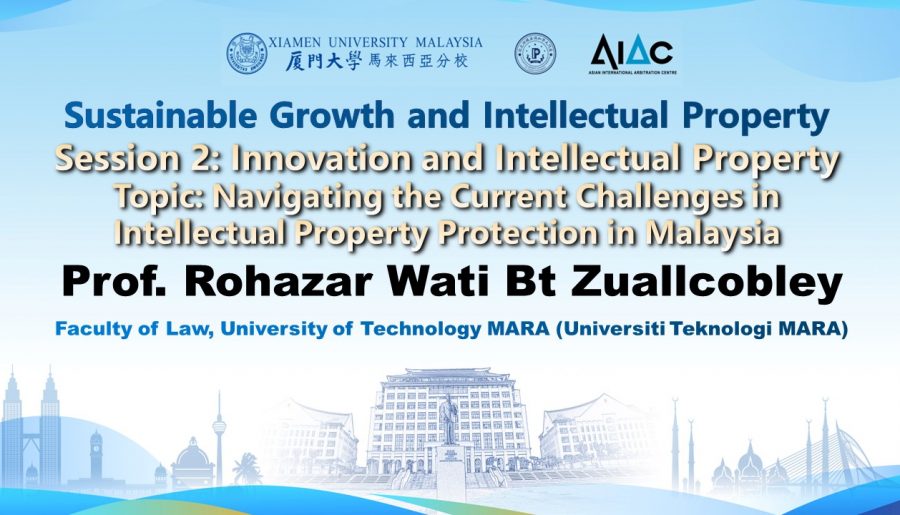 S2-1_Prof. Rohazar Wati Bt Zuallcobley_Navigating the Current Challenges in Intellectual Property Protection in Malaysia